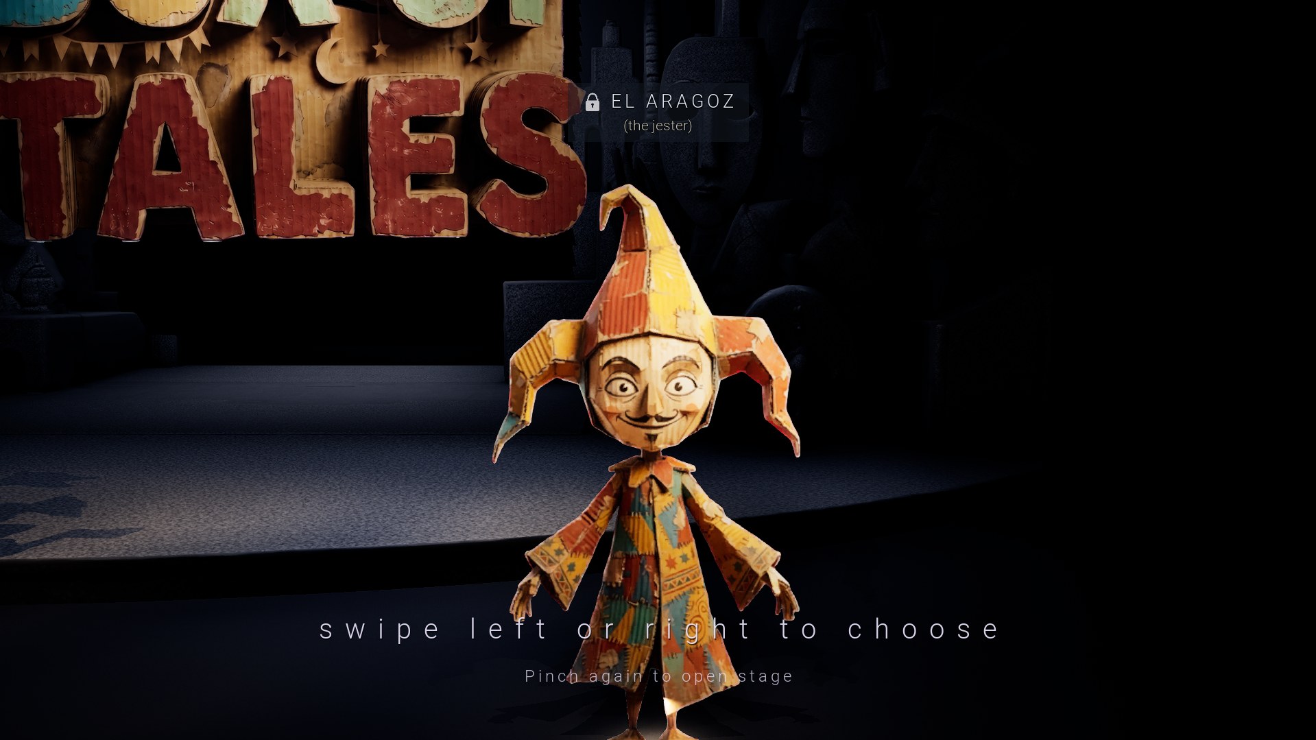 El Aragoz, the jester, a Box of Tales character