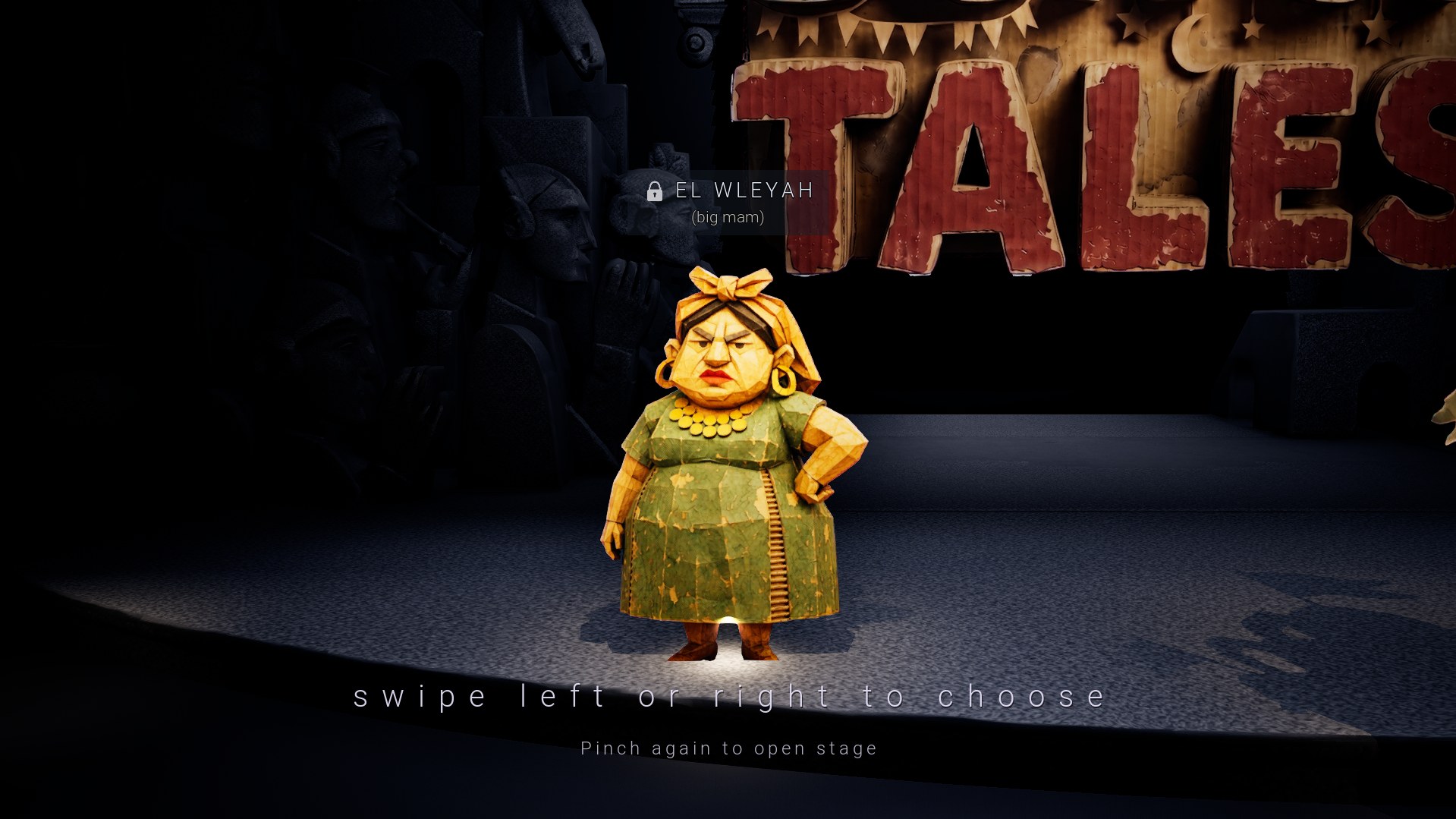 El Wleyah, big mam, a Box of Tales character